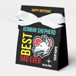 German Shepherd Dad, Dog Dad Birthday Favour Box