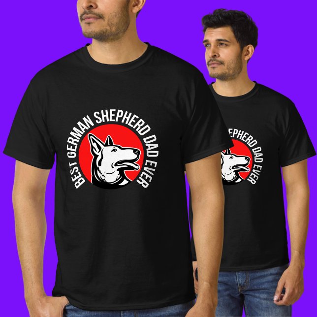 German Shepherd Dad, Dog Dad T-Shirt (Creator Uploaded)