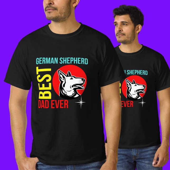 German Shepherd Dad, Dog Dad T-Shirt (Creator Uploaded)
