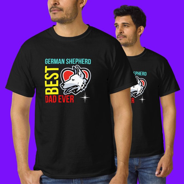 German Shepherd Dad, Dog Dad T-Shirt (Creator Uploaded)