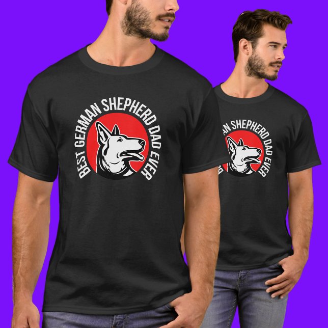 German Shepherd Dad, Dog Dad T-Shirt (Creator Uploaded)