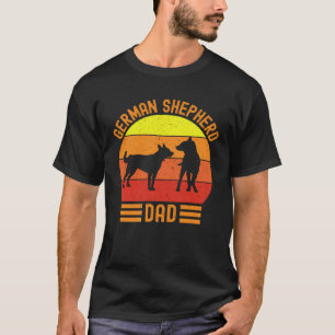 German Shepherd Dad Dog Father s Day Matching Par T-Shirt
