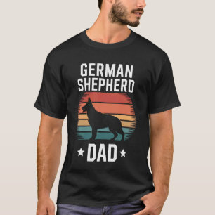 German Shepherd Dad for Animal Rescue and Dog Walk T-Shirt