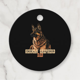German Shepherd Dad, GSD Owner Dad Favour Tags