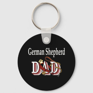 german shepherd dad Keychain