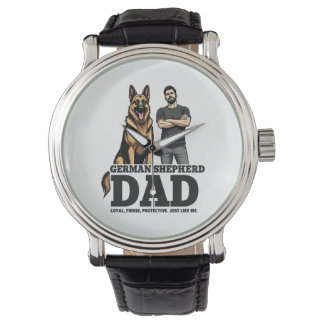 German Shepherd Dad – Loyal. Fierce. Protective. Watch