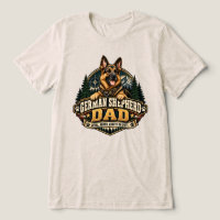 German Shepherd Dad Loyal Vintage Badge