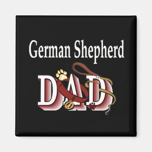 german shepherd dad Magnet (Front)