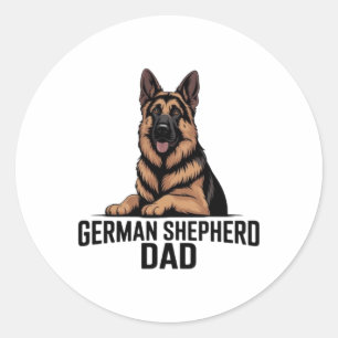German Shepherd Dad Proud Dog Dad Sticker German S