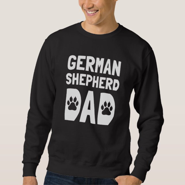German Shepherd Dad Sweatshirt (Front)