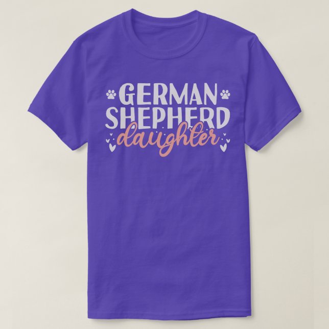 German Shepherd Daughter Gift T-Shirt (Design Front)