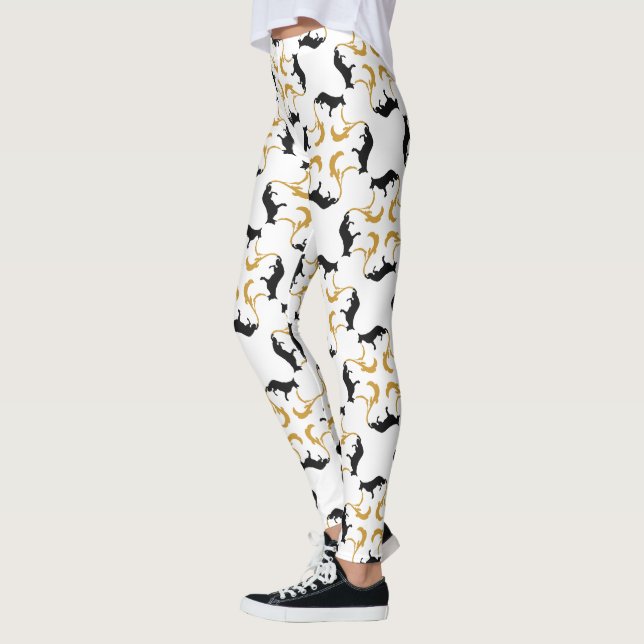 German Shepherd de luxe Leggings (Left)