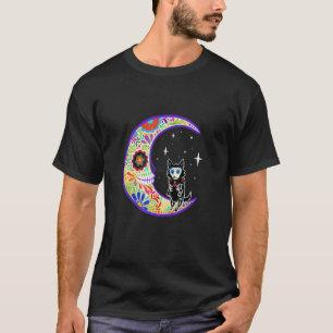 German Shepherd Dia De Los Muertos Skeleton T-Shirt