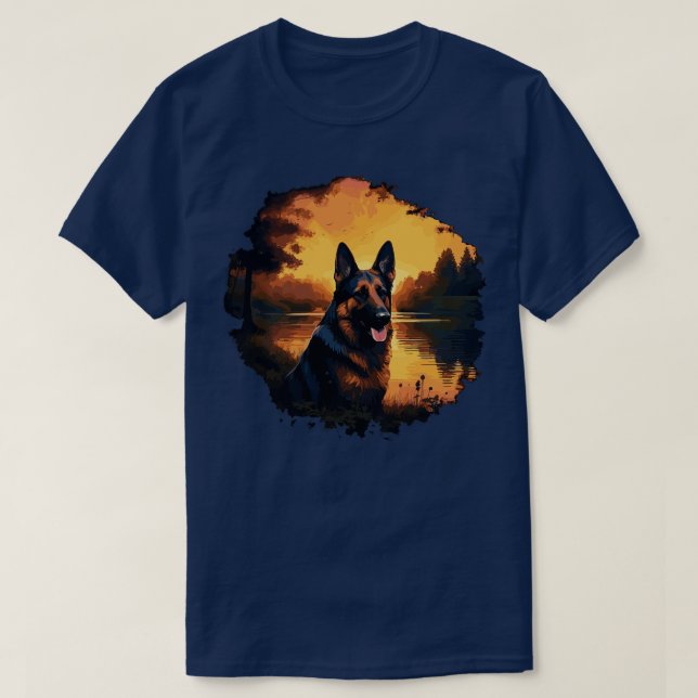 German Shepherd dog 1 T-Shirt (Design Front)