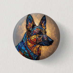 German Shepherd Dog 3 Cm Round Badge