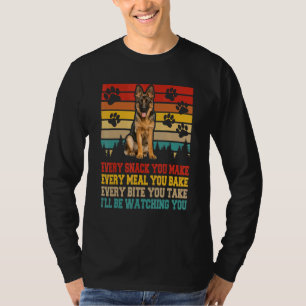 German Shepherd Dog  Activities Matching Dog T-Shirt