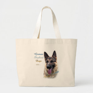 German Shepherd Dog Best Friend 2 Large Tote Bag