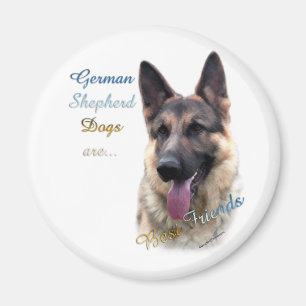 German Shepherd Dog Best Friend 2 - Magnet