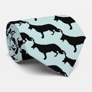 German Shepherd Dog black Tie