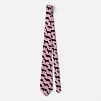 German Shepherd Dog black Tie