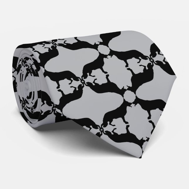 German Shepherd Dog black Tie (Rolled)
