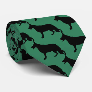 German Shepherd Dog black Tie