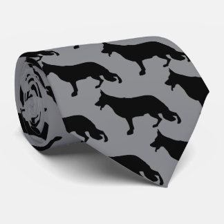 German Shepherd Dog black Tie