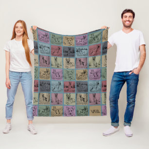 German Shepherd Dog Blanket Cosy Puppy Fleece
