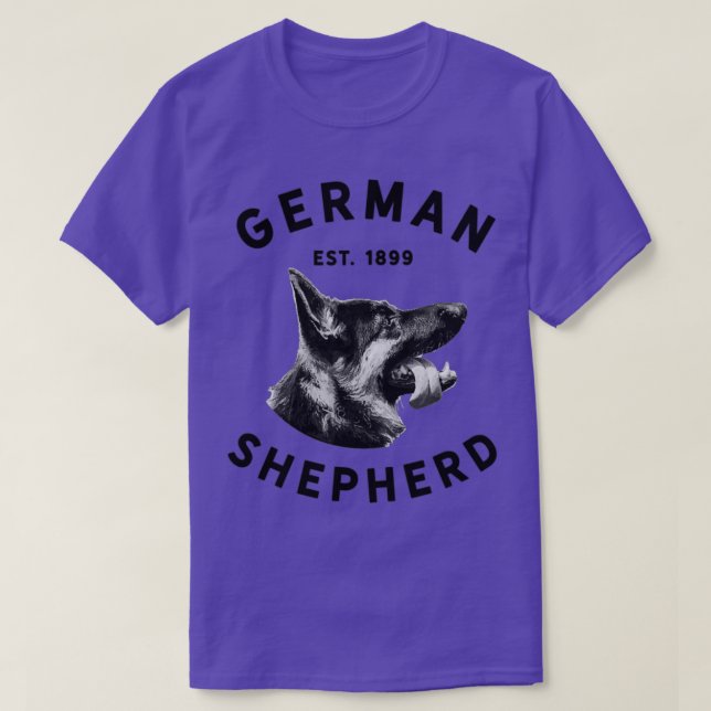 German Shepherd Dog Breed T-Shirt (Design Front)