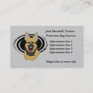 German Shepherd Dog Business Card