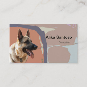 German Shepherd Dog Business Card