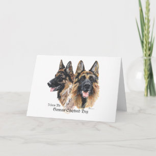 German Shepherd Dog Card