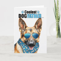 German Shepherd Dog Coolest Dad Father's Day