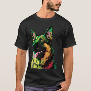 German Shepherd Dog Costume Outfit Mum Dad Raglan  T-Shirt
