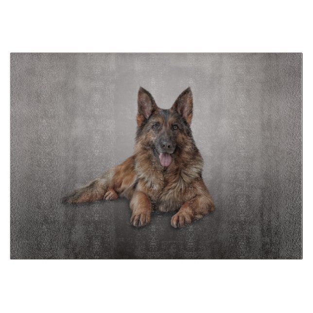 German Shepherd dog Cutting Board (Front)