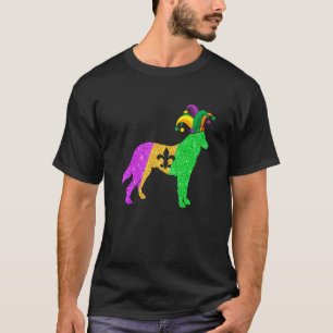 German Shepherd Dog Dad Mum Lover Funny Mardi Gras T-Shirt