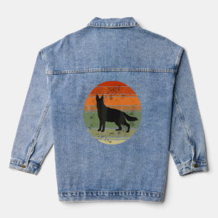 German Shepherd Dog Denim Jacket