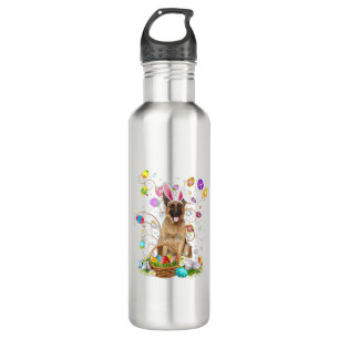 German Shepherd Dog Easter Egg Hunting Basket East 710 Ml Water Bottle