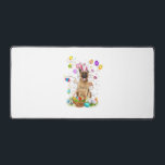 German Shepherd Dog Easter Egg Hunting Basket East Desk Mat<br><div class="desc">German Shepherd Dog Easter Egg Hunting Basket Easter Day T-Shirt</div>
