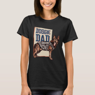 German Shepherd Dog  German Shepherd Doggie Dad T-Shirt