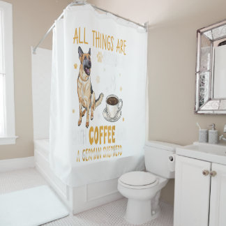 German Shepherd Dog Gift Shower Curtain
