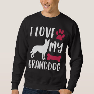 German Shepherd Dog Grandma Grandpa Granddog Sweatshirt