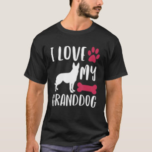 German Shepherd Dog Grandma Grandpa Granddog T-Shirt