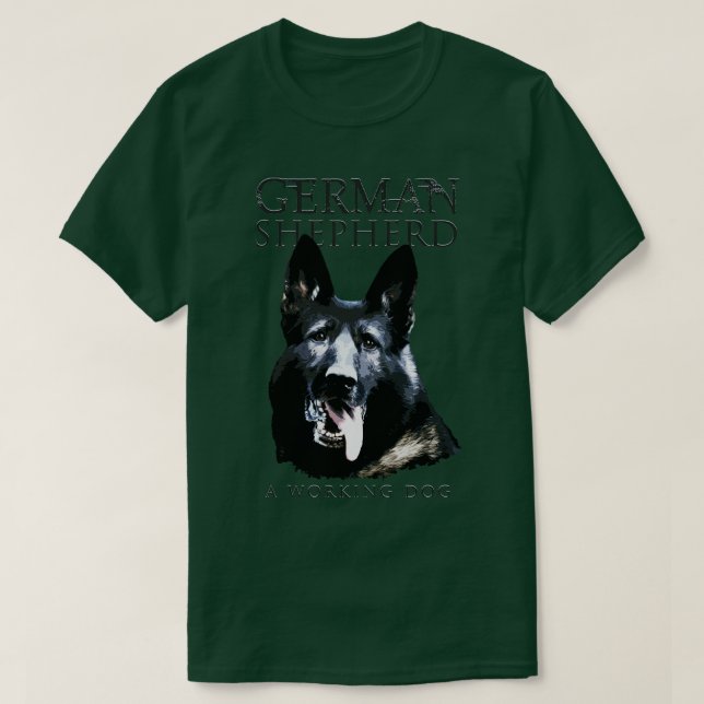 German Shepherd Dog GSD (22) T-Shirt (Design Front)
