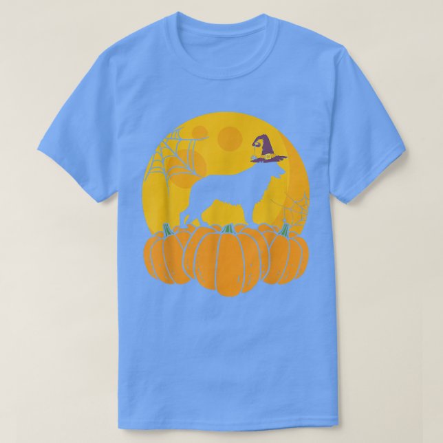 German Shepherd Dog Halloween Funny  T-Shirt (Design Front)