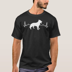 German Shepherd Dog Heartbeat   400 T-Shirt