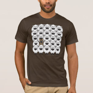 German Shepherd Dog in the Sheep T-Shirt