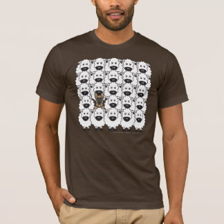 German Shepherd Dog in the Sheep T-Shirt