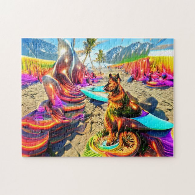 German Shepherd Dog Jigsaw Puzzle (Horizontal)