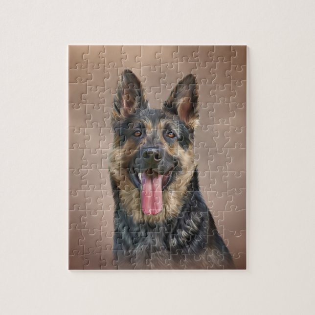 German Shepherd dog Jigsaw Puzzle (Vertical)